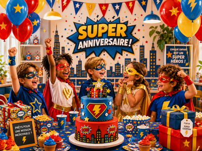 ANNIVERSAIRE SUPER-HEROS 